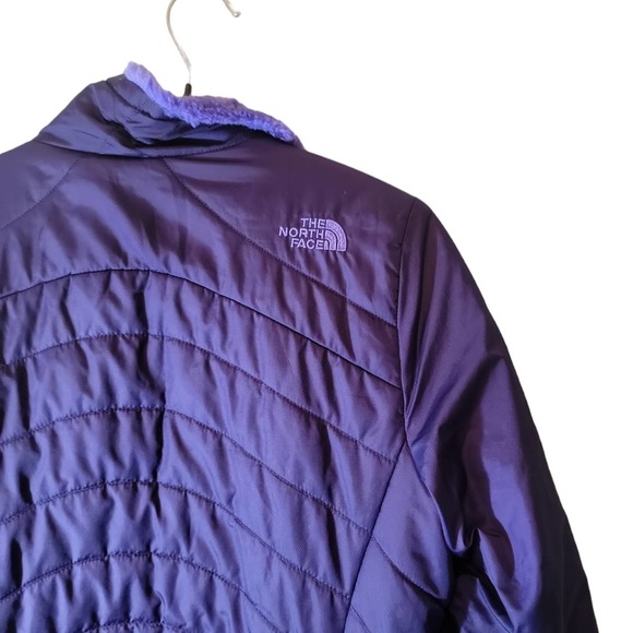 The North Face Jacket Sz M Reversible Insulated Cold Weather Two Tone Blue - Picture 8 of 10